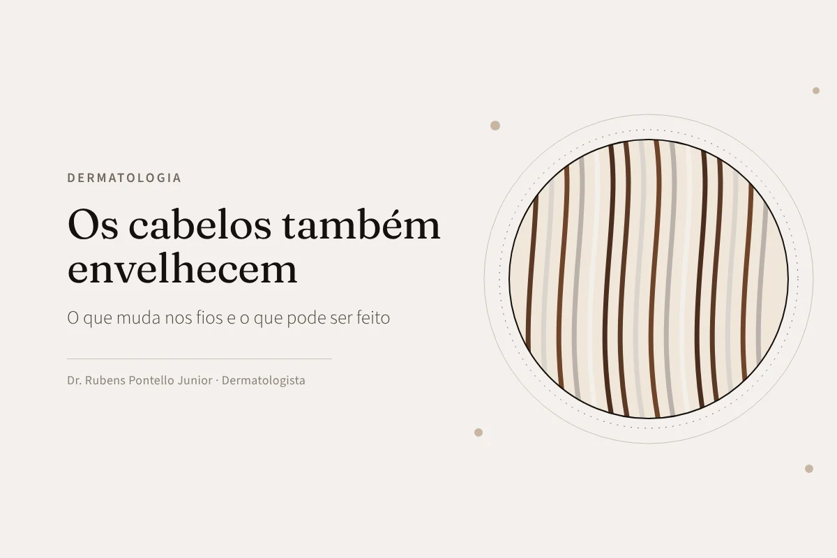 Os cabelos também envelhecem: o que muda e o que pode ser feito