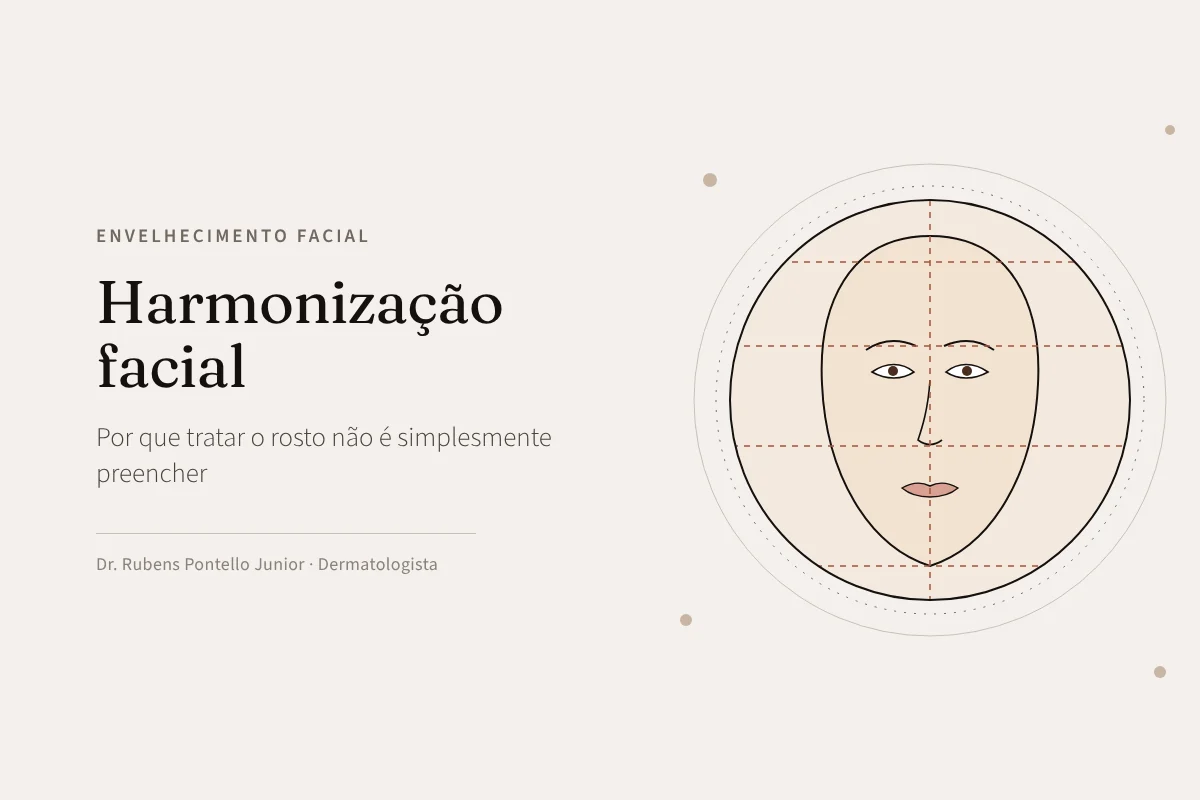 Harmonização facial: por que tratar o rosto não é simplesmente preencher